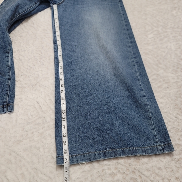 Current/Elliott Women's Wide Leg Crop Jeans Size 29 NWT Bromes Blue - Picture 12 of 16